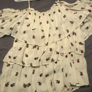 Blu Pepper off the shoulder blouse